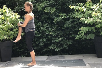 Yoga posture balance