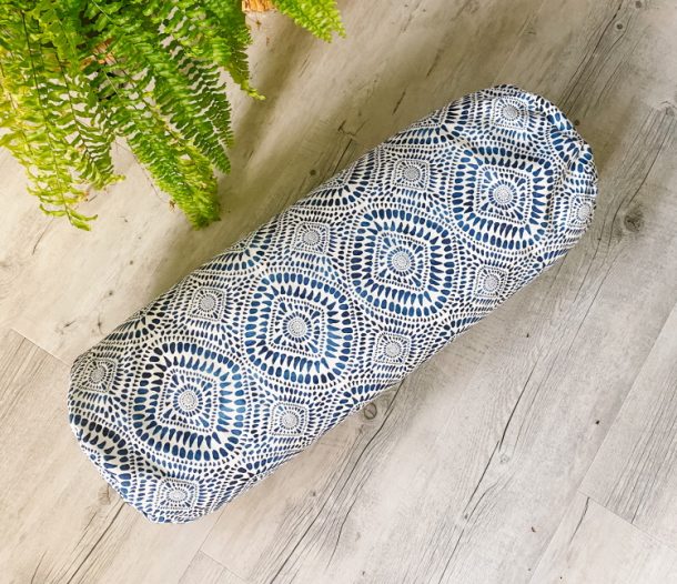 Aztec Blue Yoga Bolster