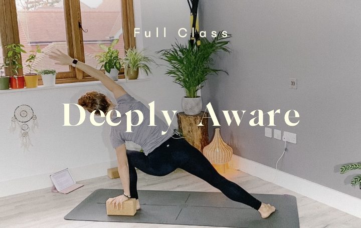 deeply aware yoga class
