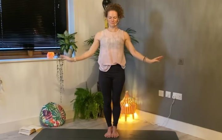 morning yoga breath