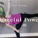 peaceful power yoga class